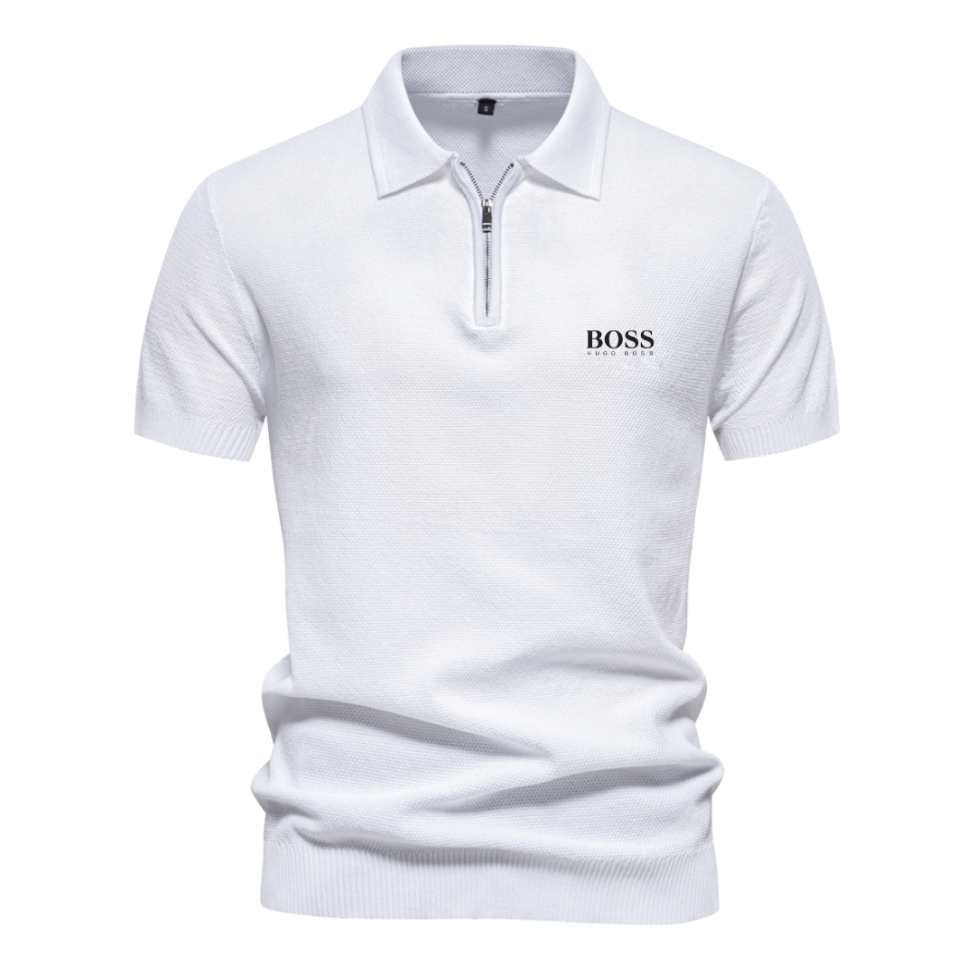 Polo Premium con Zip Elegante