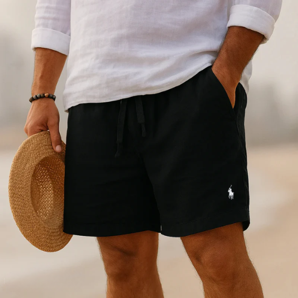 Capri Heritage Linen Shorts — Bermuda Premium in Lino