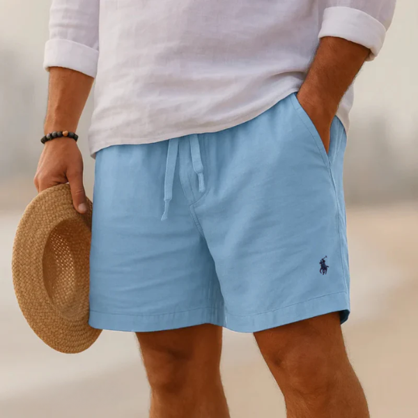 Capri Heritage Linen Shorts — Bermuda Premium in Lino